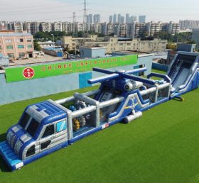 T7-4560 Helicopter Theme Infltable Obstacle Courses