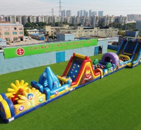 T7-4566 Inside Out Theme Infltable Obstacle Courses