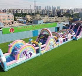 T7-4591 My Little Pony Theme Infltable Obstacle Courses