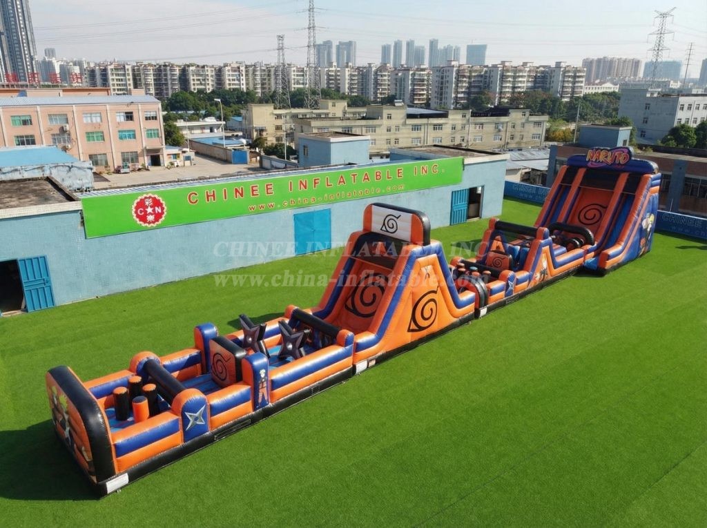 T7-4592 Naruto Theme Infltable Obstacle Courses