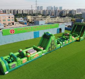 T7-4594 Ninja Turtles Theme Infltable Obstacle Courses