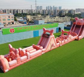 T7-4605 Pig Theme Infltable Obstacle Courses