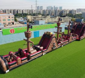 T7-4607 Pirates Theme Infltable Obstacle Courses