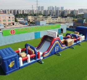 T7-4613 Post Office Theme Infltable Obstacle Courses