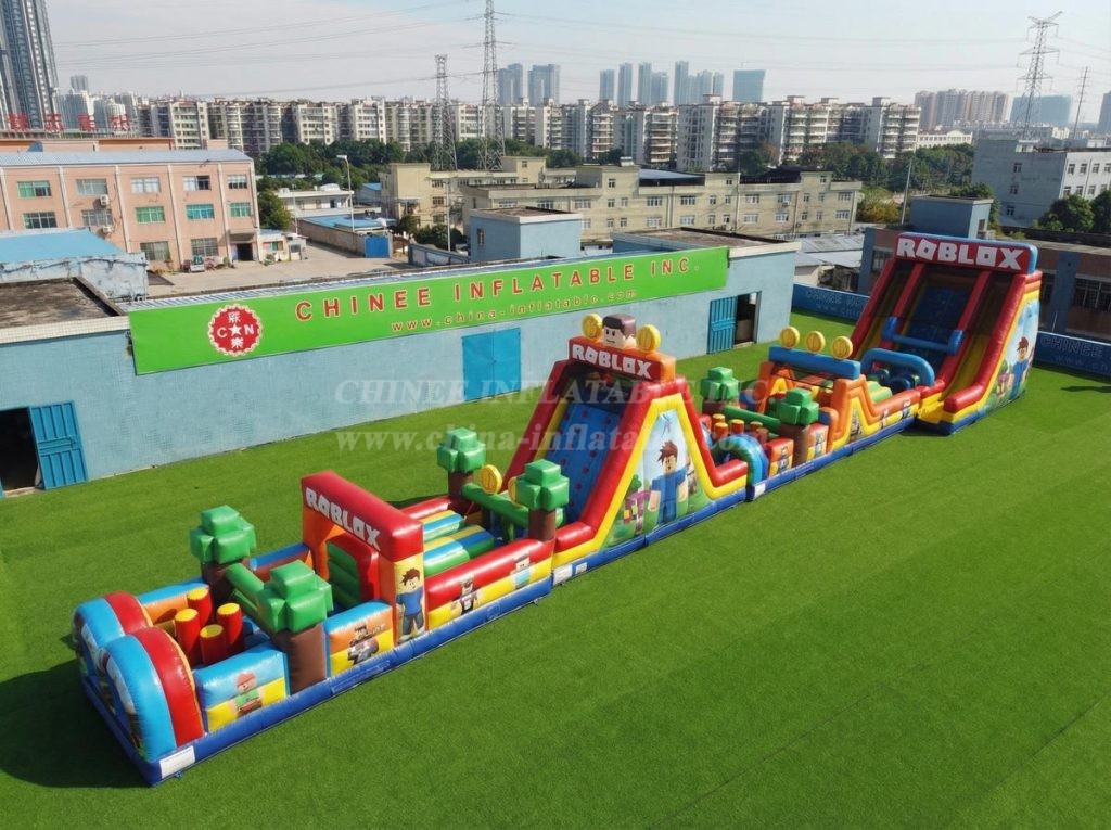 T7-4617 Roblox Theme Infltable Obstacle Courses