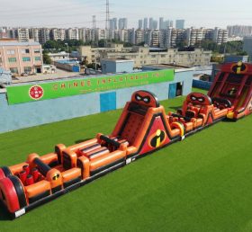 T7-4643 The Incredibles Theme Infltable Obstacle Courses