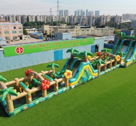 T7-4660 Tropical Theme Infltable Obstacle Courses