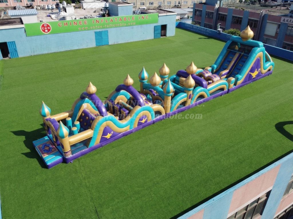 T7-4676 Aladdin Theme Inflatable Obstacle Courses