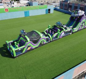 T7-4677 Alien Theme Inflatable Obstacle Courses