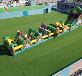 T7-4692 Boonie Bears Theme Inflatable Obstacle Courses