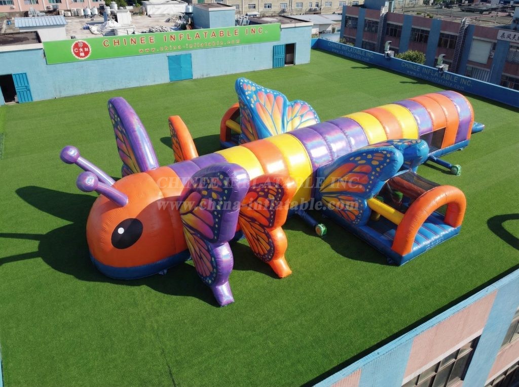 T7-4694 Butterfly Theme Inflatable Obstacle Courses