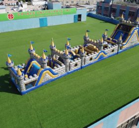 T7-4698 Castle Kingdom Theme Inflatable Obstacle Courses