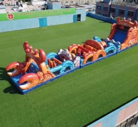 T7-4706 Crab Theme Inflatable Obstacle Courses