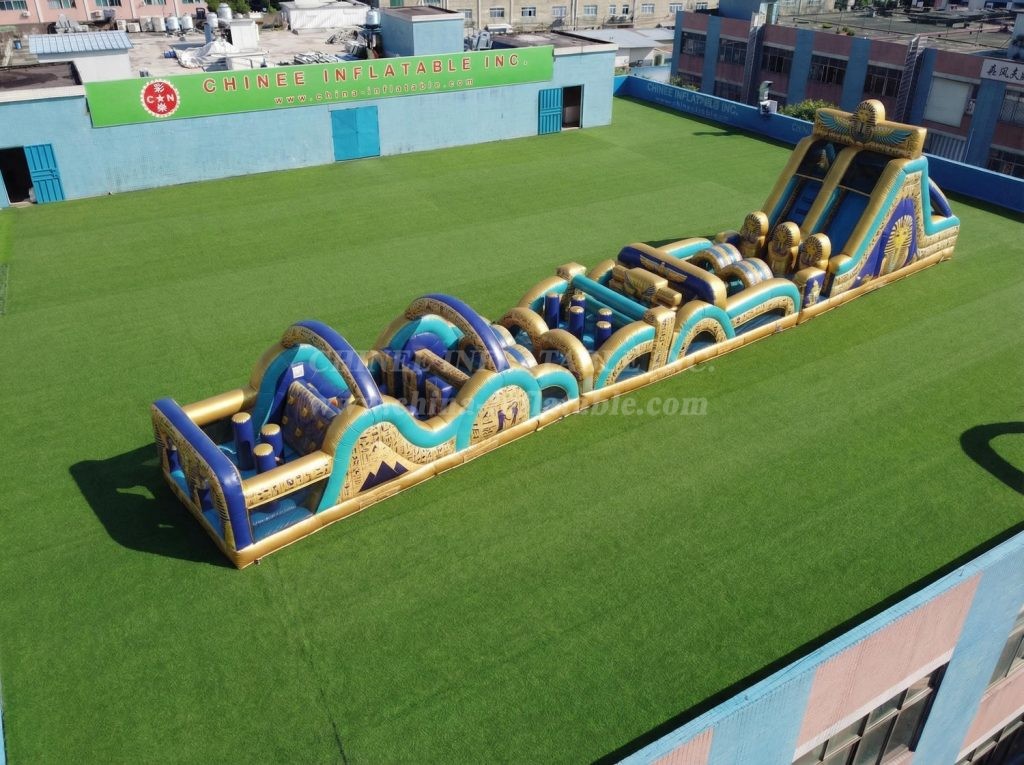 T7-4721 Egypt Theme Inflatable Obstacle Courses