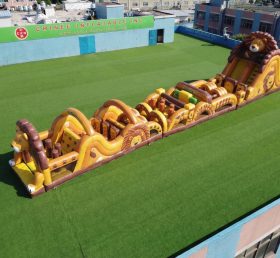 T7-4752 Lion Theme Inflatable Obstacle Courses