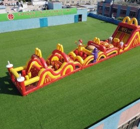 T7-4758 McDonald Theme Inflatable Obstacle Courses