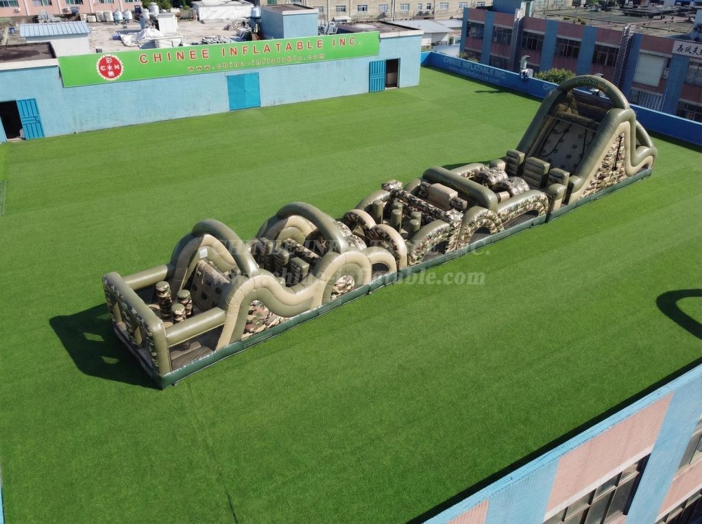 T7-4761 Military Style Theme Inflatable Obstacle Courses