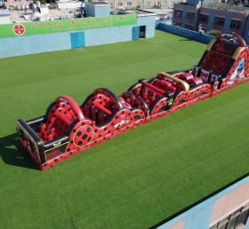 T7-4764 Miraculous Ladybug Theme Inflatable Obstacle Courses