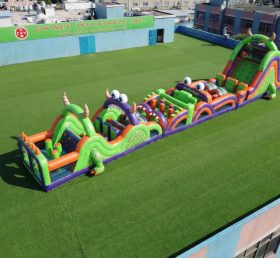 T7-4768 Monster Theme Inflatable Obstacle Courses