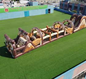 T7-4777 Owl Theme Inflatable Obstacle Courses