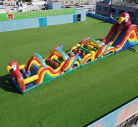 T7-4779 Parrot Theme Inflatable Obstacle Courses
