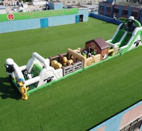 T7-4803 Shaun The Sheep Theme Inflatable Obstacle Courses