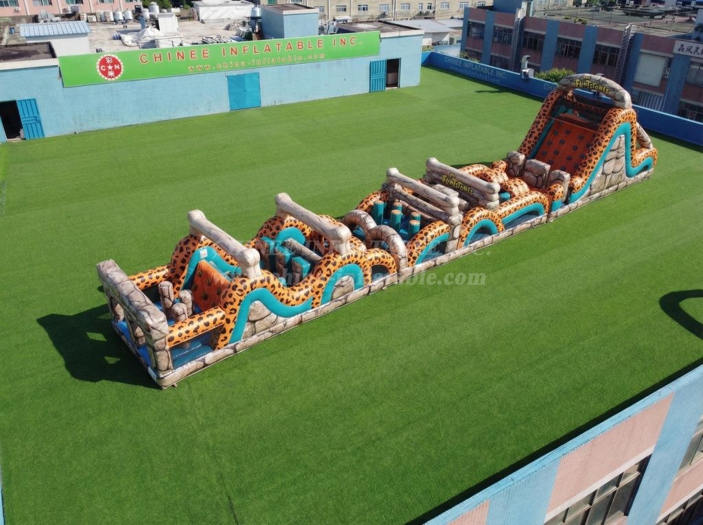 T7-4822 The Flintstones Theme Inflatable Obstacle Courses