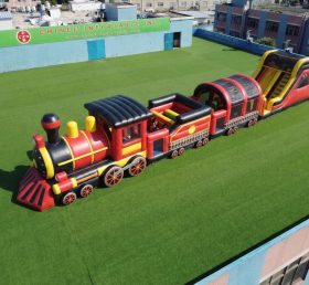 T7-4837 Train Theme Inflatable Obstacle Courses