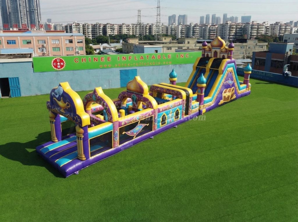 T7-4855 Aladdin Theme Inflatable Obstacle Courses
