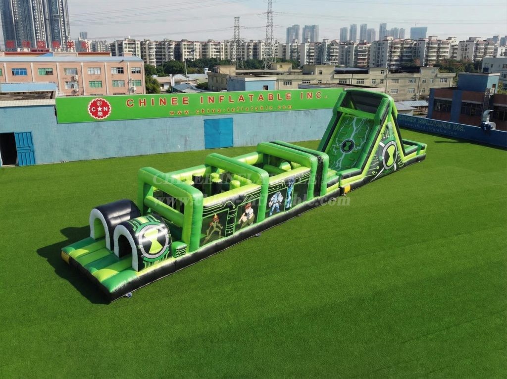 T7-4867 Ben 10 Theme Inflatable Obstacle Courses