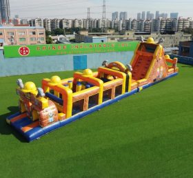 T7-4872 Bob The Builder Theme Inflatable Obstacle Courses