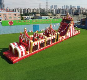 T7-4883 Circus Theme Inflatable Obstacle Courses