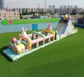 T7-4900 Easter Theme Inflatable Obstacle Courses