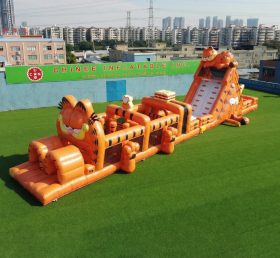 T7-4913 Garfield Theme Inflatable Obstacle Courses