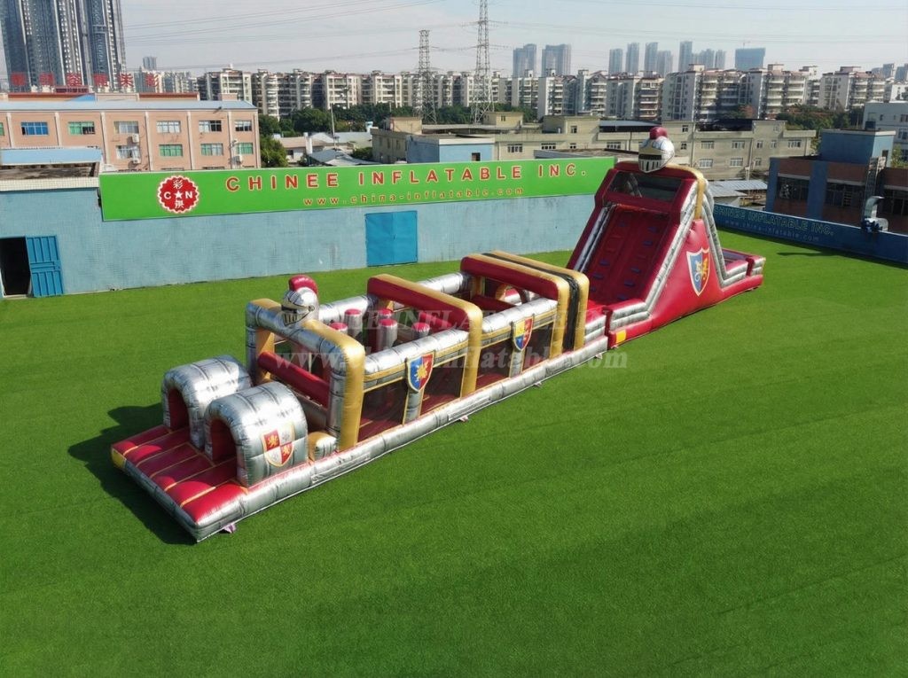 T7-4927 Knight Theme Inflatable Obstacle Courses