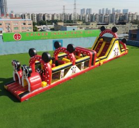 T7-4935 Mickey & Minnie Theme Inflatable Obstacle Courses