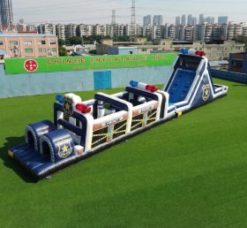 T7-4962 Police Station Theme Inflatable Obstacle Courses