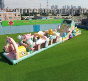 T7-4964 Pop Mart Theme Inflatable Obstacle Courses