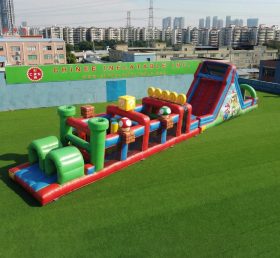 T7-4989 Super Mario Theme Inflatable Obstacle Courses