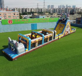T7-5003 Tom And Jerry Theme Inflatable Obstacle Courses