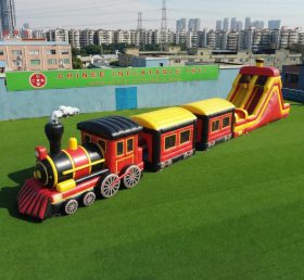 T7-5005 Train Theme Inflatable Obstacle Courses