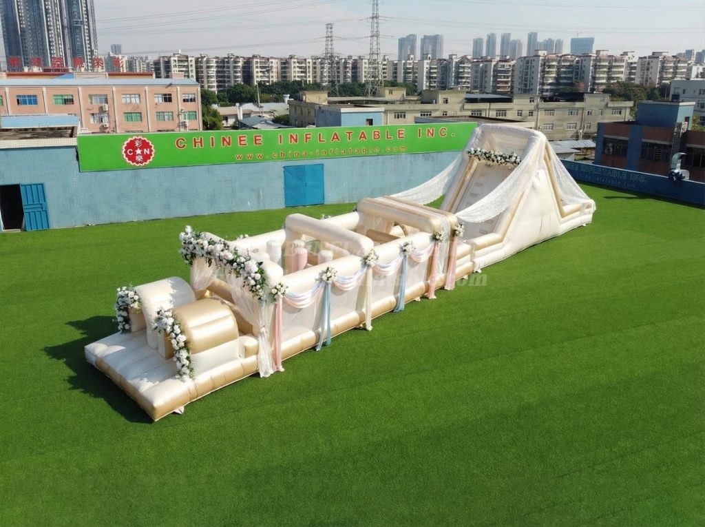 T7-5011 Weddings Theme Inflatable Obstacle Courses