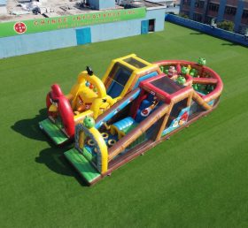 T7-5027 Angry Birds Theme Inflatable Obstacle Courses