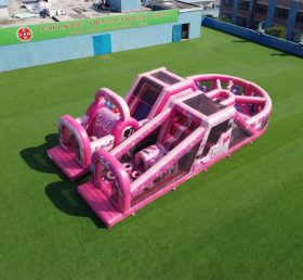 T7-5030 Barbie Theme Inflatable Obstacle Courses