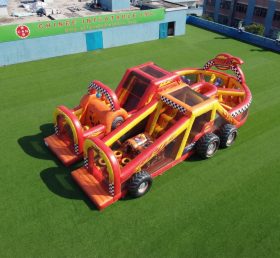 T7-5036 Blaze Monster Theme Inflatable Obstacle Courses