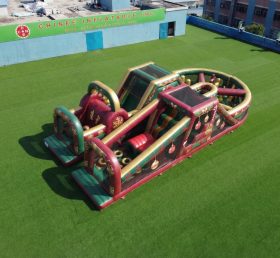 T7-5048 Christmas Theme Inflatable Obstacle Courses