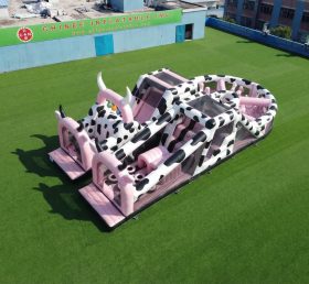 T7-5051 Cow Theme Inflatable Obstacle Courses