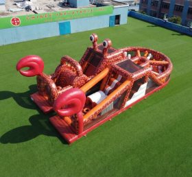 T7-5052 Crab Theme Inflatable Obstacle Courses