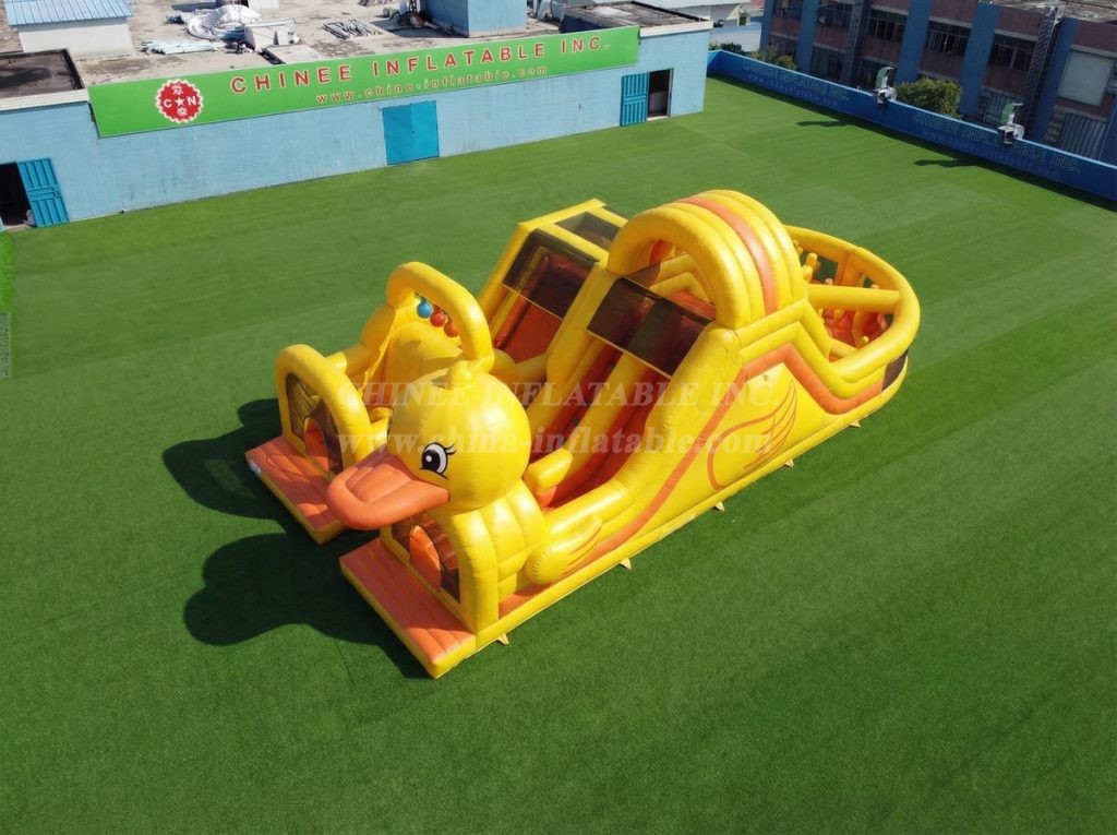 T7-5064 Duck Theme Inflatable Obstacle Courses