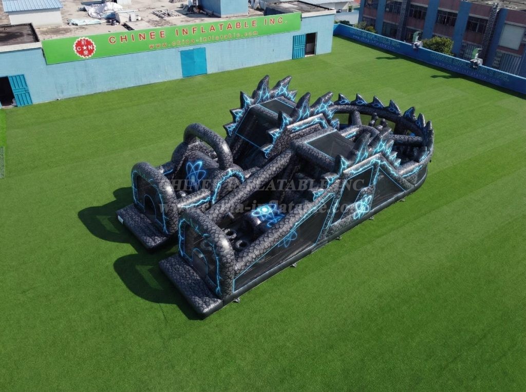 T7-5080 Godzilla Theme Inflatable Obstacle Courses
